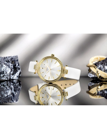 Zegarek damski giewont sapphire złoto srebrny gw9890-a2