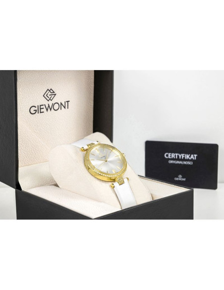 Zegarek damski giewont sapphire złoto srebrny gw9890-a2