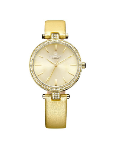 Zegarek damski giewont sapphire złoty gw9890-a3