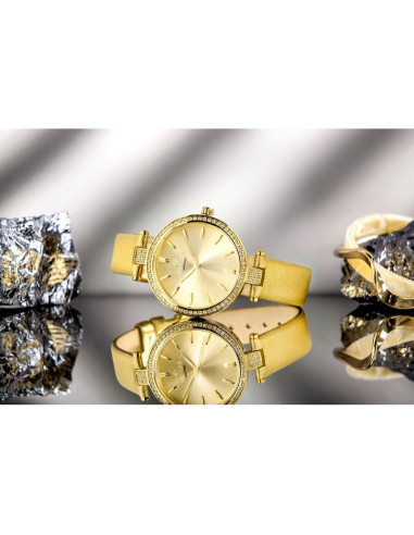 Zegarek damski giewont sapphire złoty gw9890-a3