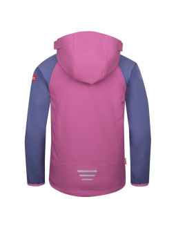 Kurtka softshell dziecięca dla chłopca/dziewczynki trollkids kids rondane zip off jacket xt mallow pink/violet blue (819-242) 2