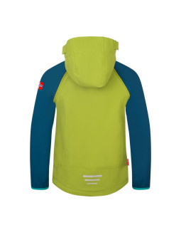 Kurtka trollkids rondane zip off xt softshell zielony gruszkowy/niebieski madeirowski/zielony morski (819-360) 2