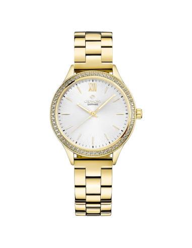 Zegarek damski giewont sapphire złoto srebrny gw1140-b2