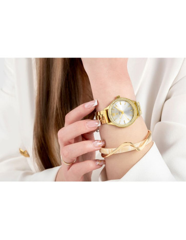 Zegarek damski giewont sapphire złoto srebrny gw1140-b2