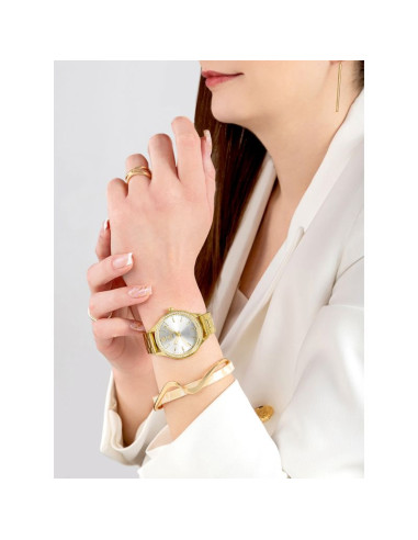 Zegarek damski giewont sapphire złoto srebrny gw1140-b2