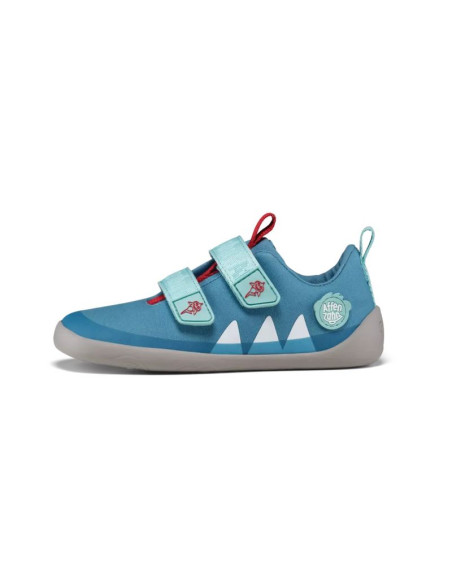 Buty affenzahn halbschuh baumwolle lucky shark jr