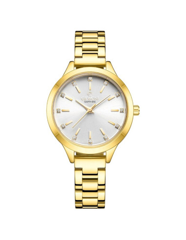 Zegarek damski giewont sapphire złoto srebrny gw2720-b2