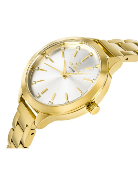 Zegarek damski giewont sapphire złoto srebrny gw2720-b2