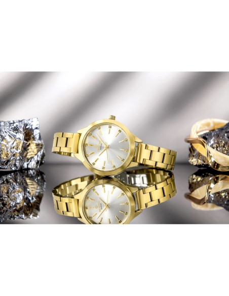 Zegarek damski giewont sapphire złoto srebrny gw2720-b2