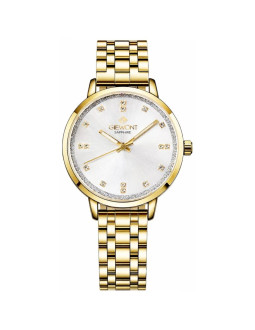 Zegarek damski giewont sapphire złoto srebrny gw7370-b2