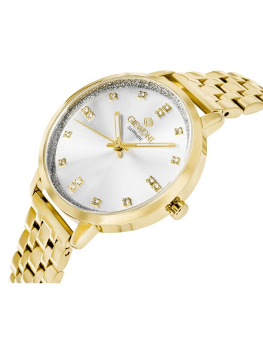 Zegarek damski giewont sapphire złoto srebrny gw7370-b2