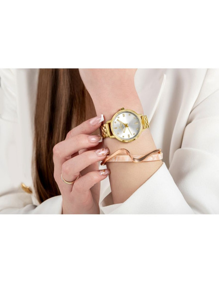 Zegarek damski giewont sapphire złoto srebrny gw7370-b2