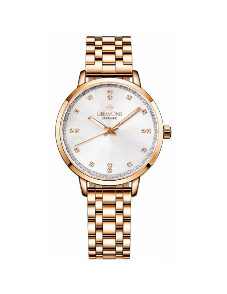 Zegarek damski giewont sapphire różowe złoto gw7370-b3