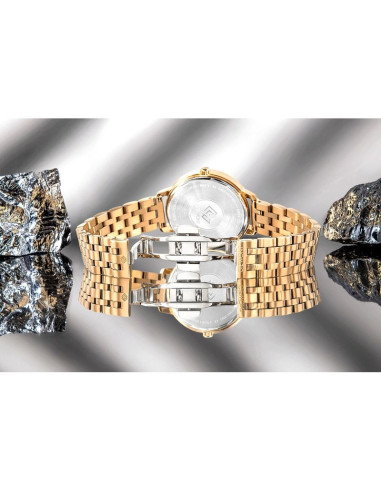 Zegarek damski giewont sapphire różowe złoto gw7370-b3