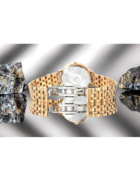 Zegarek damski giewont sapphire różowe złoto gw7370-b3