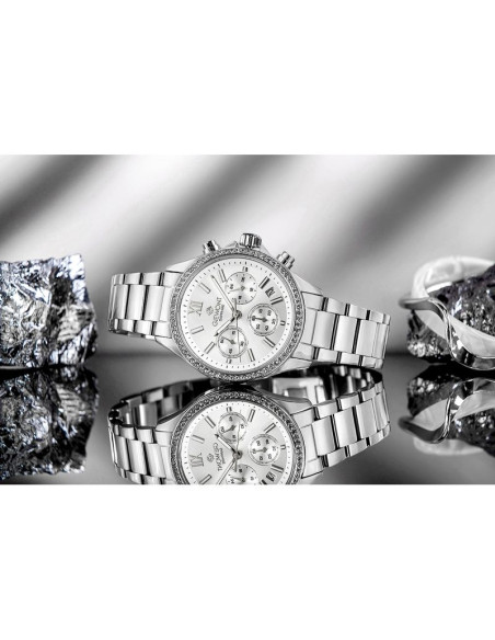 Zegarek damski giewont sapphire srebrny gw3670-b1