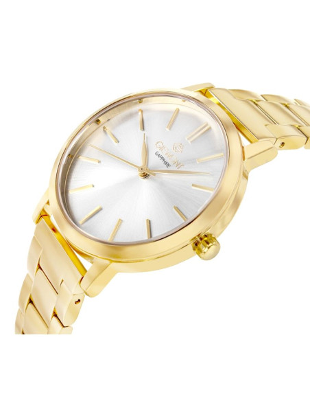 Zegarek damski giewont sapphire złoto srebrny gw2360-b2