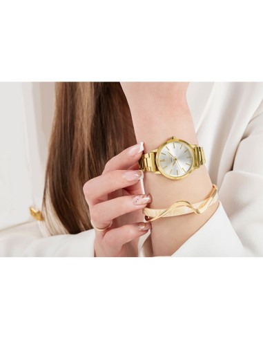 Zegarek damski giewont sapphire złoto srebrny gw2360-b2