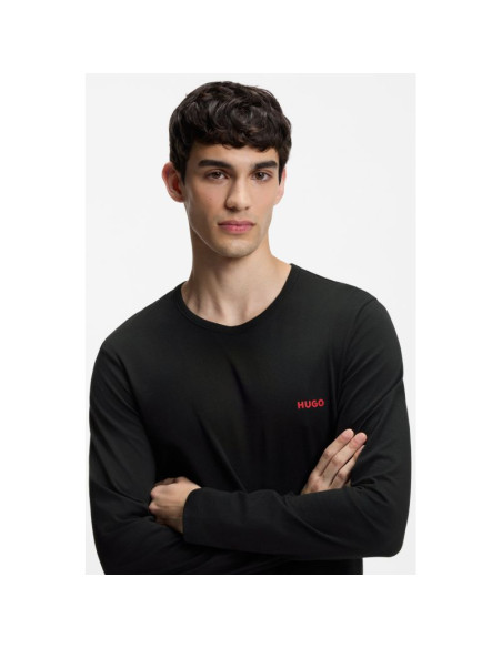 Zestaw koszulek męskich hugo bodywear ls-shirt nero (50492631-001)