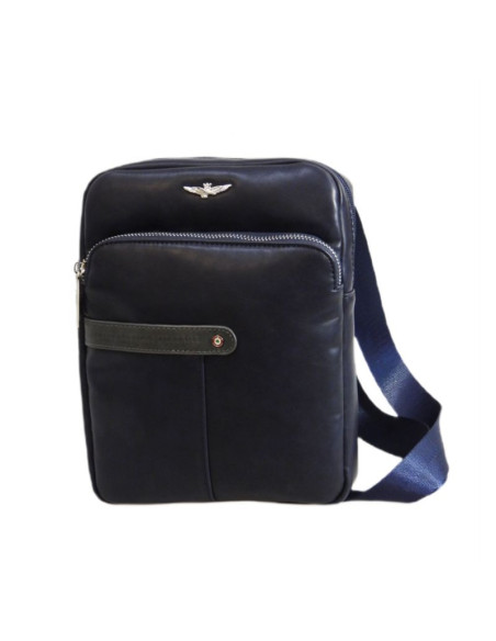 Torba na ramię męska listonoszka aeronautica militare fly niebieska - am-391