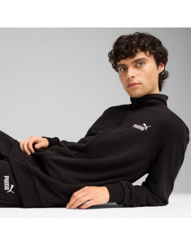 Dres męski puma ess sweat suit czarny 684848 01