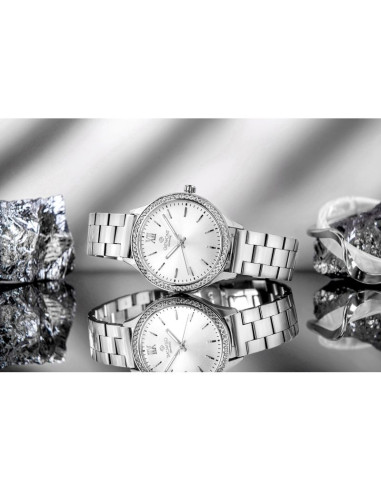 Zegarek damski giewont sapphire srebrny gw1140-b1