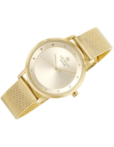 Zegarek damski giewont sapphire złoty gw4130-b2