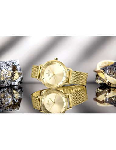 Zegarek damski giewont sapphire złoty gw4130-b2