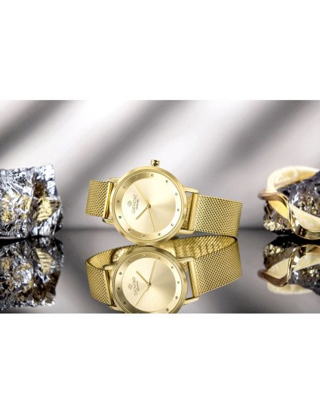 Zegarek damski giewont sapphire złoty gw4130-b2