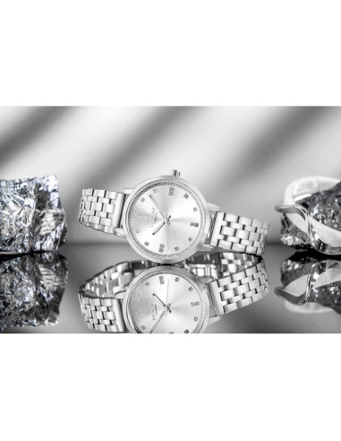 Zegarek damski giewont sapphire srebrny gw7370-b1