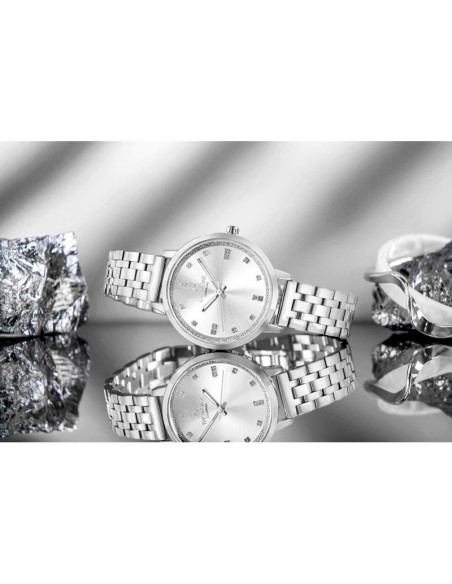 Zegarek damski giewont sapphire srebrny gw7370-b1