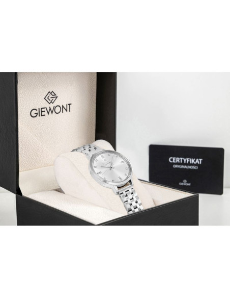 Zegarek damski giewont sapphire srebrny gw7370-b1