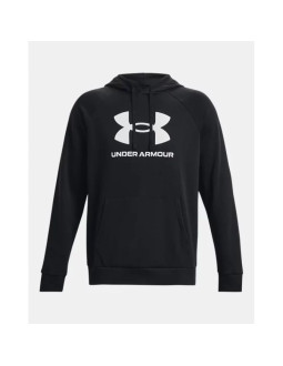 Bluza z kapturem under armour rival fleece logo hoodie - black/white