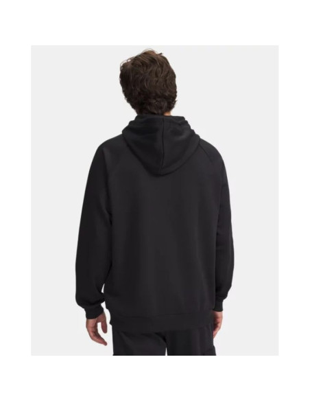 Bluza z kapturem under armour rival fleece logo hoodie - black/white
