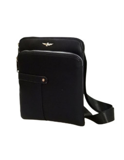 Torba na ramię męska listonoszka aeronautica militare fly czarna - am-392