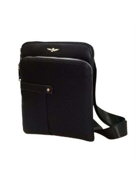 Torba na ramię męska listonoszka aeronautica militare fly czarna - am-392