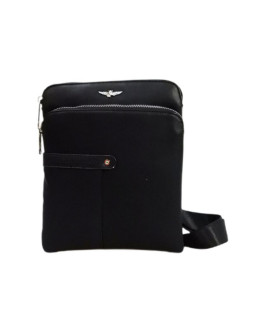 Torba na ramię męska listonoszka aeronautica militare fly czarna - am-392 2