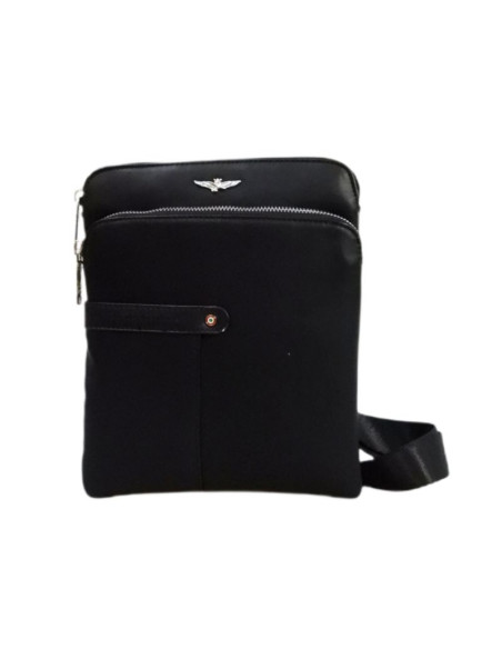 Torba na ramię męska listonoszka aeronautica militare fly czarna - am-392
