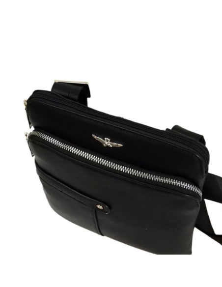 Torba na ramię męska listonoszka aeronautica militare fly czarna - am-392