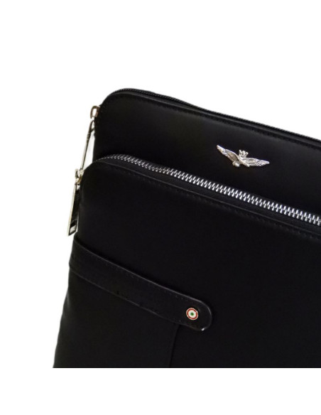 Torba na ramię męska listonoszka aeronautica militare fly czarna - am-392