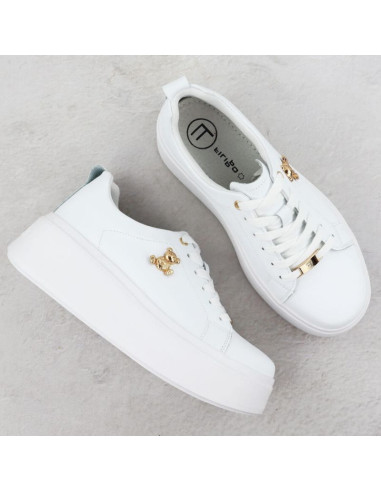 Półbuty na platformie filippo w paw5