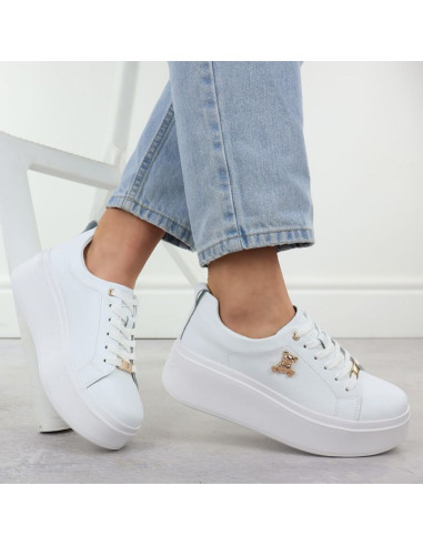 Półbuty na platformie filippo w paw5