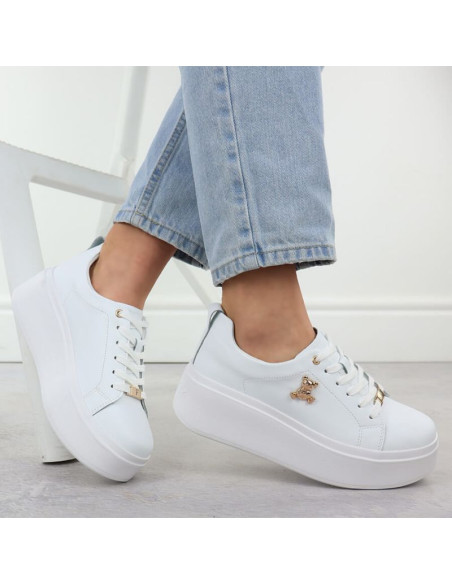 Półbuty na platformie filippo w paw5