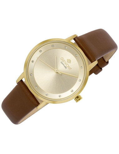 Zegarek damski giewont sapphire złoty gw4130-a2