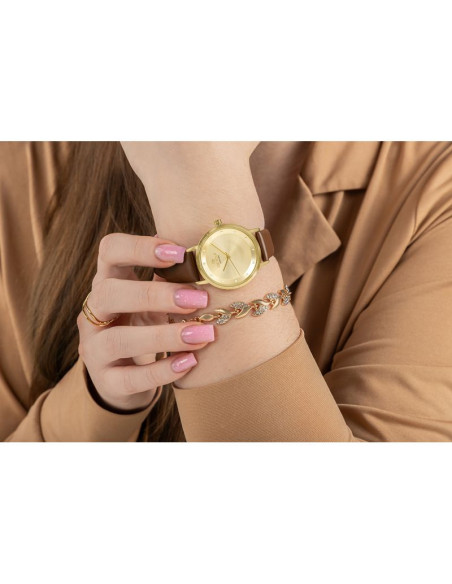 Zegarek damski giewont sapphire złoty gw4130-a2