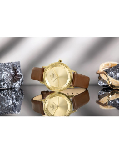 Zegarek damski giewont sapphire złoty gw4130-a2