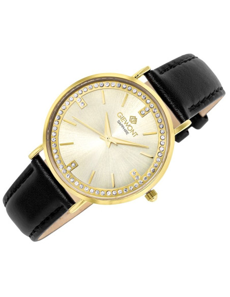 Zegarek damski giewont sapphire złoty gw5390-a2