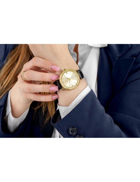 Zegarek damski giewont sapphire złoty gw5390-a2