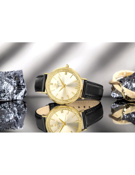 Zegarek damski giewont sapphire złoty gw5390-a2