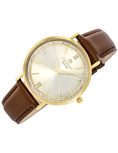 Zegarek damski giewont sapphire złoty gw5390-a3